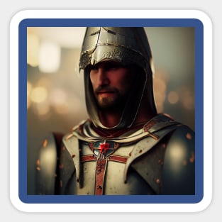 Knights Templar in The Holy Land Sticker